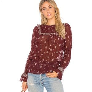 Joie, adrielle silk blouse, size XS